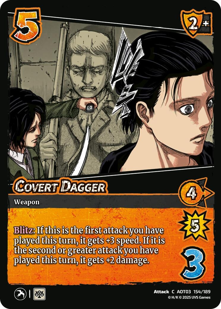 Image for Covert Dagger (Attack on Titan: Apocalypse) (154/189) - UniVersus