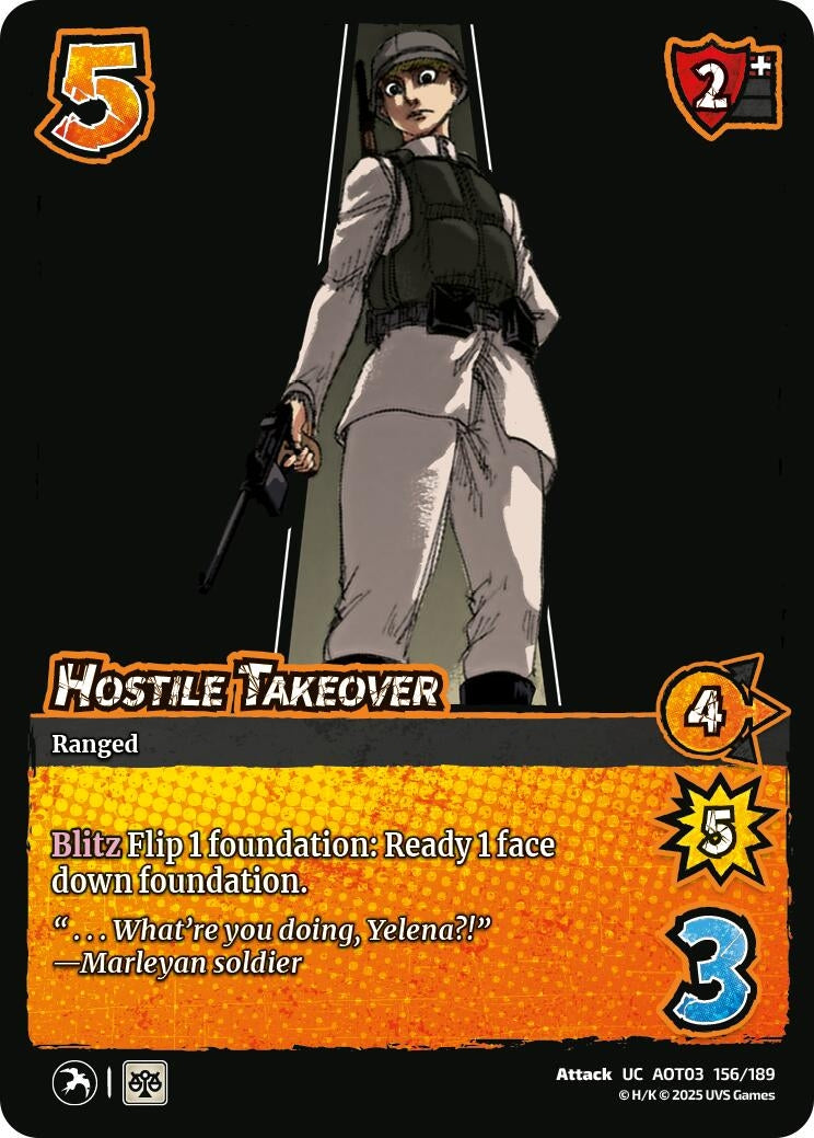 Image for Hostile Takeover (Attack on Titan: Apocalypse) (156/189) - UniVersus