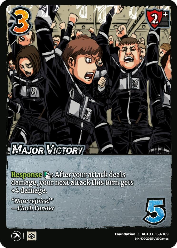 Image for Major Victory (Attack on Titan: Apocalypse) (169/189) - UniVersus