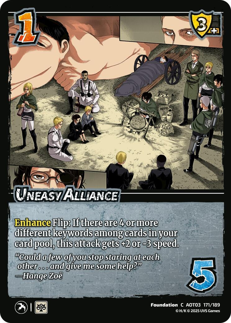 Image for Uneasy Alliance (Attack on Titan: Apocalypse) (171/189) - UniVersus
