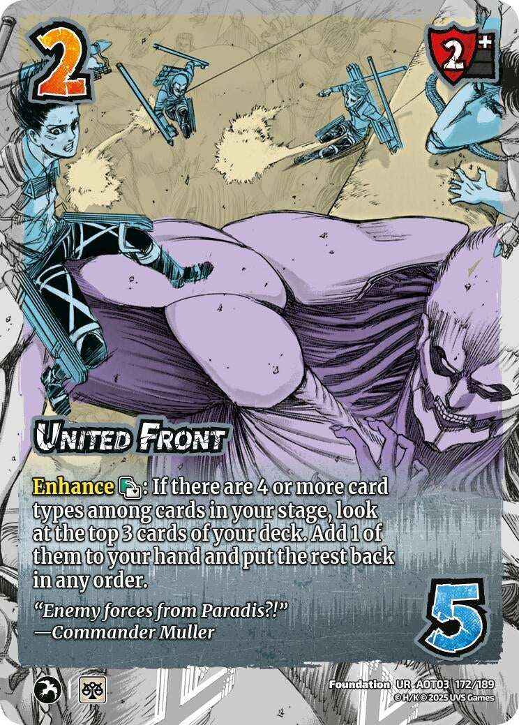 Image for United Front (Attack on Titan: Apocalypse) (172/189) - UniVersus