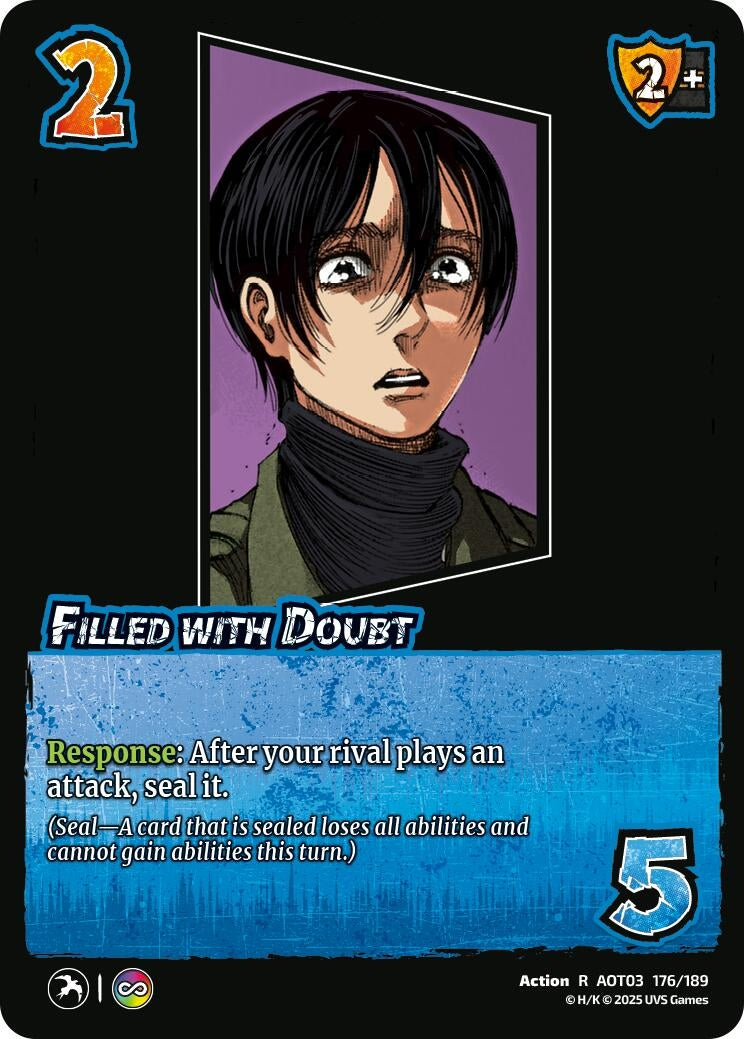 Image for Filled with Doubt (Attack on Titan: Apocalypse) (176/189) - UniVersus