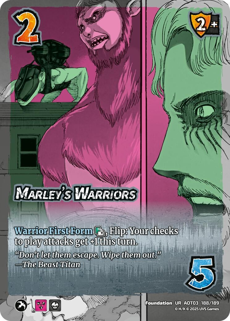 Image for Marley's Warriors (Attack on Titan: Apocalypse) (188/189) - UniVersus