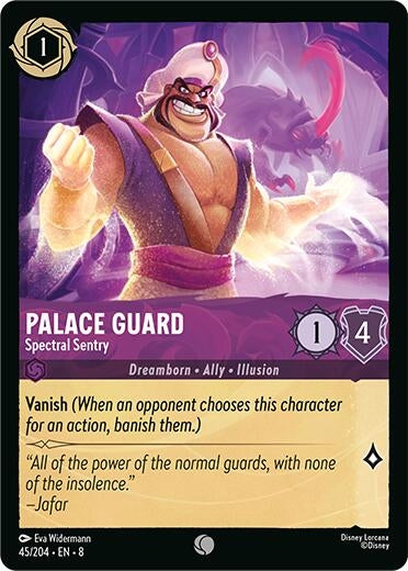 Image for Palace Guard - Spectral Sentry (Reign of Jafar) (45/204) - Disney Lorcana