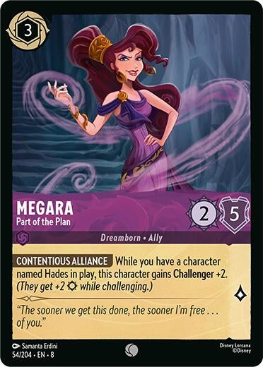 Image for Megara - Part of the Plan (Reign of Jafar) (54/204) - Disney Lorcana
