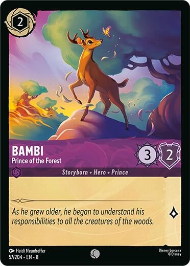 Image for Bambi - Prince of the Forest (Reign of Jafar) (57/204) - Disney Lorcana