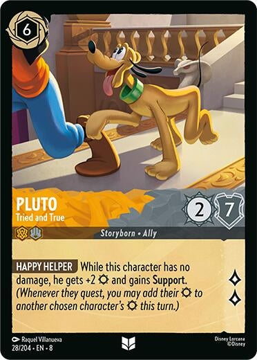 Image for Pluto - Tried and True (Reign of Jafar) (28/204) - Disney Lorcana