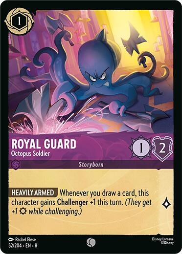 Image for Royal Guard - Octopus Soldier (Reign of Jafar) (52/204) - Disney Lorcana