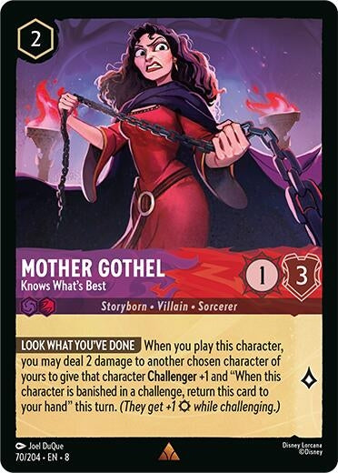 Image for Mother Gothel - Knows What's Best (Reign of Jafar) (70/204) - Disney Lorcana