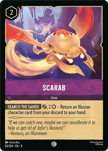 Image for Scarab (Reign of Jafar) (83/204) - Disney Lorcana