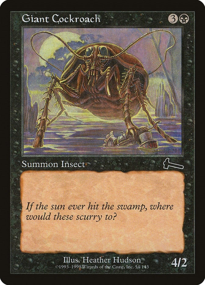 Image for Giant Cockroach (Urza's Legacy) (54) - Magic: The Gathering