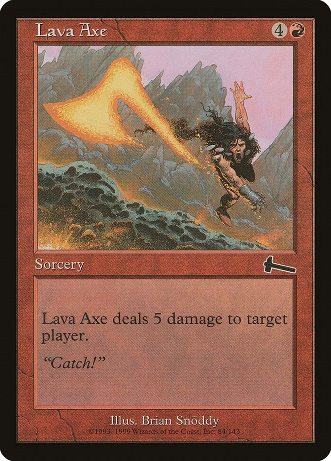 Image for Lava Axe (Urza's Legacy) (84) - Magic: The Gathering