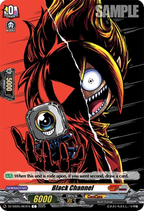 Image for Black Channel (DZ-SS05: CoroCoro Start Deck Pack) (DZ-SS05/061EN) - Cardfight Vanguard