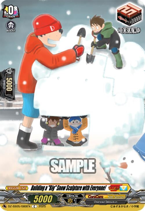 Image for Building a "Big" Snow Sculpture with Everyone! (DZ-SS05: CoroCoro Start Deck Pack) (DZ-SS05/080EN) - Cardfight Vanguard