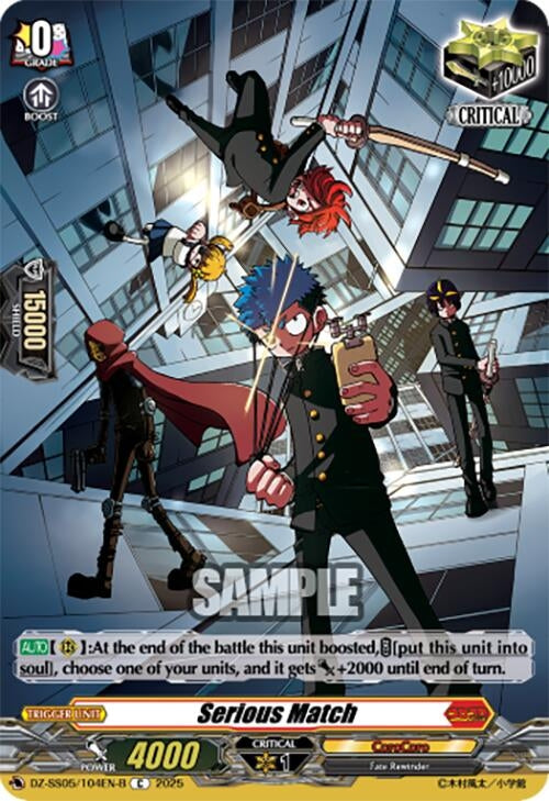 Image for Serious Match (B) (DZ-SS05: CoroCoro Start Deck Pack) (DZ-SS05/104EN-B) - Cardfight Vanguard