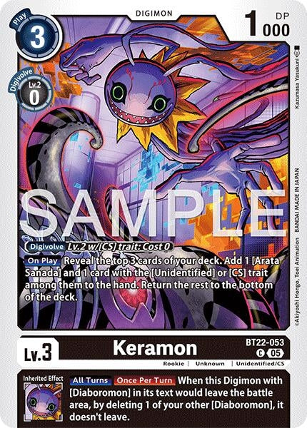 Image for Keramon (Cyber Eden) (BT22-053 C) - Digimon Card Game