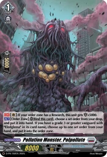 Image for Pollution Monster, Polpollute (Foil) (D Promo Cards) (D-PR/792EN) - Cardfight Vanguard