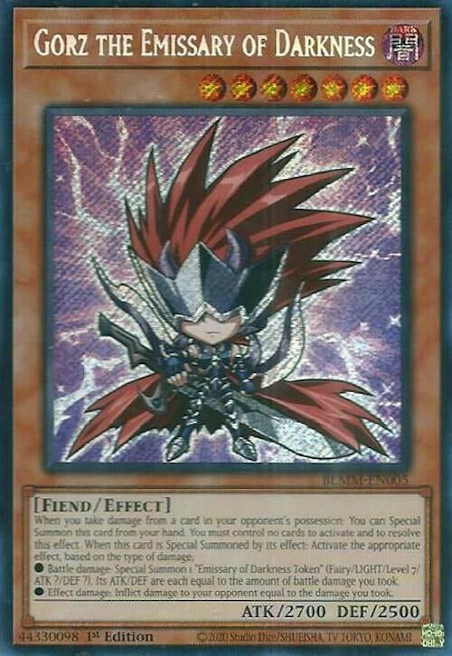 Image for Gorz the Emissary of Darkness (Battles of Legend: Monster Mayhem) (BLMM-EN005) - YuGiOh