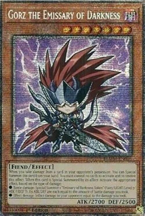 Image for Gorz the Emissary of Darkness (Starlight Rare) (Battles of Legend: Monster Mayhem) (BLMM-EN005) - YuGiOh