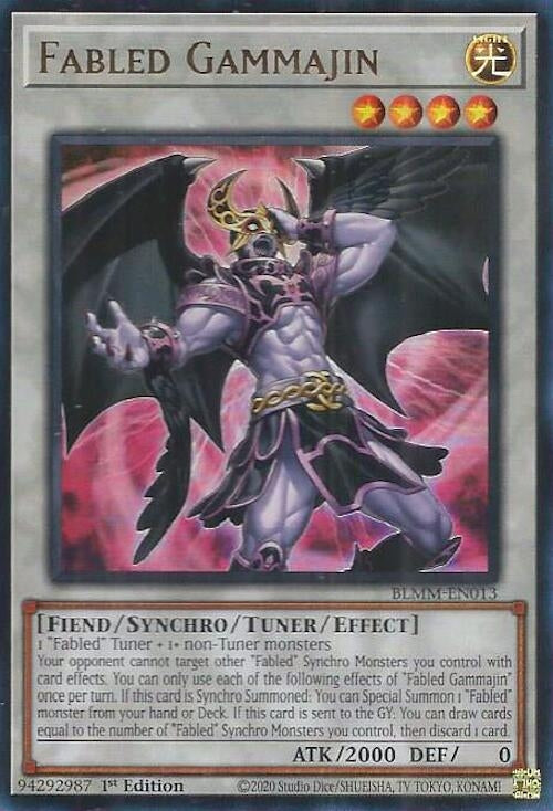 Image for Fabled Gammajin (Battles of Legend: Monster Mayhem) (BLMM-EN013) - YuGiOh