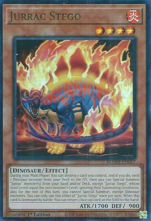 Image for Jurrac Stego (Battles of Legend: Monster Mayhem) (BLMM-EN017) - YuGiOh