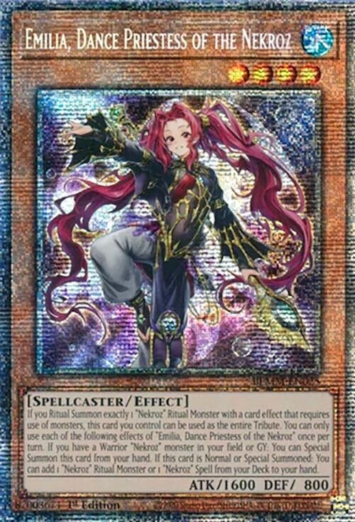 Image for Emilia, Dance Priestess of the Nekroz (Starlight Rare) (Battles of Legend: Monster Mayhem) (BLMM-EN025) - YuGiOh