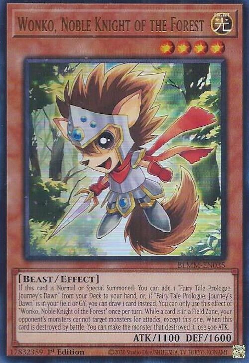 Image for Wonko, Noble Knight of the Forest (Battles of Legend: Monster Mayhem) (BLMM-EN035) - YuGiOh