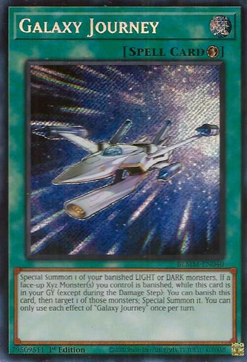 Image for Galaxy Journey (Battles of Legend: Monster Mayhem) (BLMM-EN040) - YuGiOh