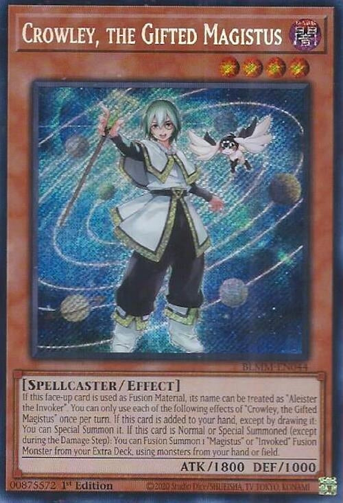 Image for Crowley, the Gifted Magistus (Battles of Legend: Monster Mayhem) (BLMM-EN044) - YuGiOh