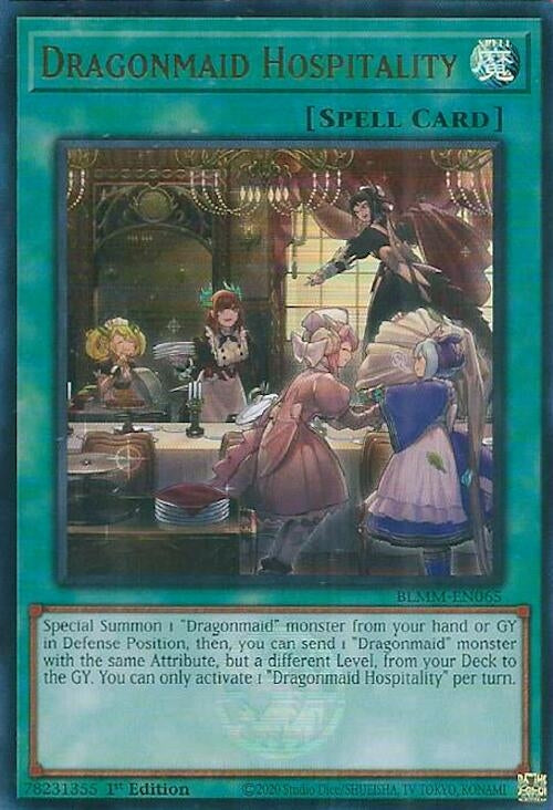 Image for Dragonmaid Hospitality (Battles of Legend: Monster Mayhem) (BLMM-EN065) - YuGiOh