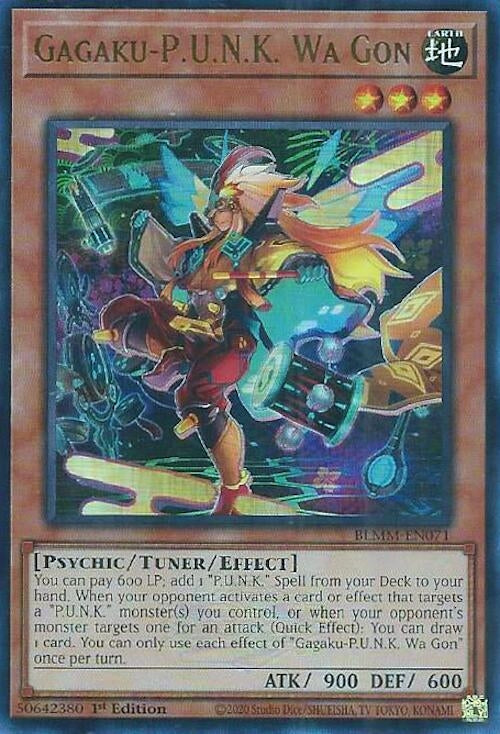 Image for Gagaku-P.U.N.K. Wa Gon (Battles of Legend: Monster Mayhem) (BLMM-EN071) - YuGiOh