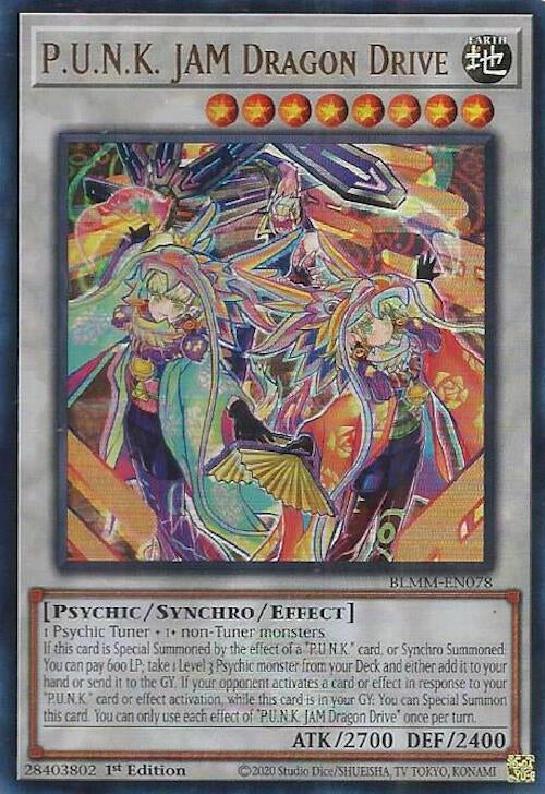 Image for P.U.N.K. JAM Dragon Drive (Battles of Legend: Monster Mayhem) (BLMM-EN078) - YuGiOh