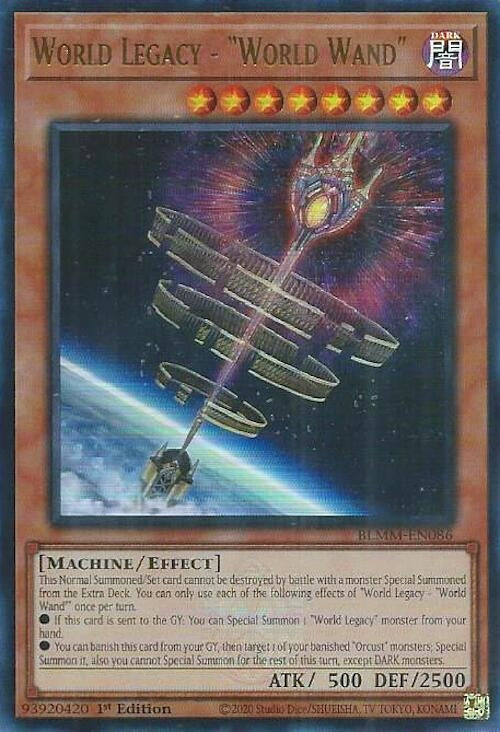 Image for World Legacy - "World Wand" (Battles of Legend: Monster Mayhem) (BLMM-EN086) - YuGiOh
