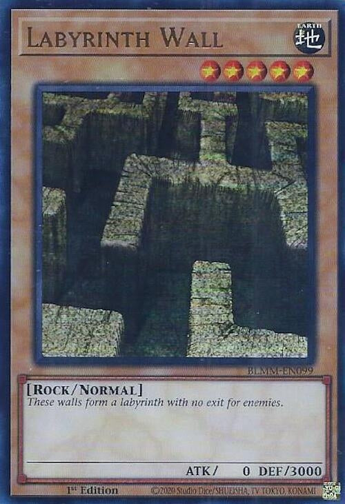 Image for Labyrinth Wall (Battles of Legend: Monster Mayhem) (BLMM-EN099) - YuGiOh