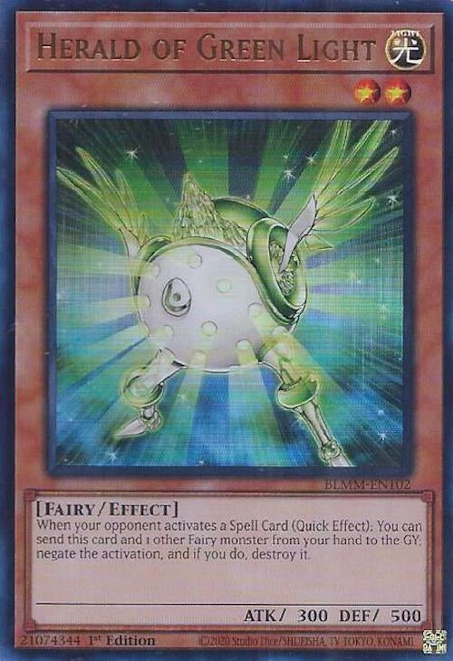 Image for Herald of Green Light (Battles of Legend: Monster Mayhem) (BLMM-EN102) - YuGiOh