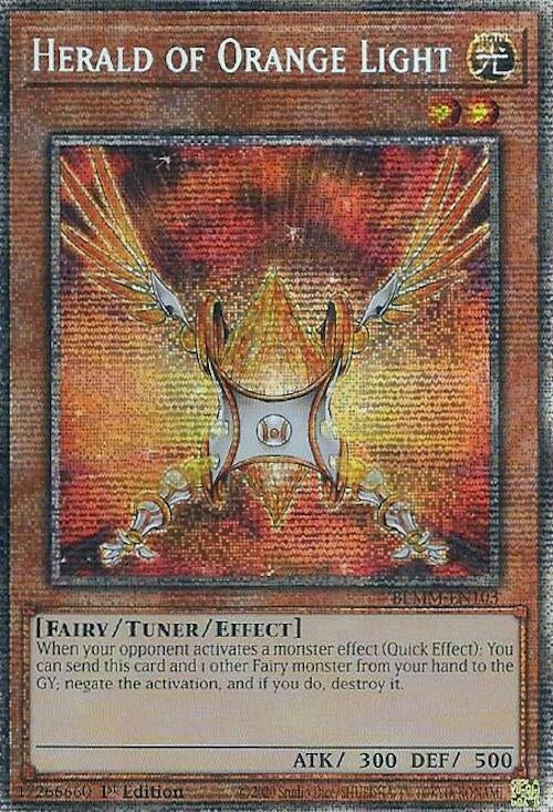 Image for Herald of Orange Light (Starlight Rare) (Battles of Legend: Monster Mayhem) (BLMM-EN103) - YuGiOh