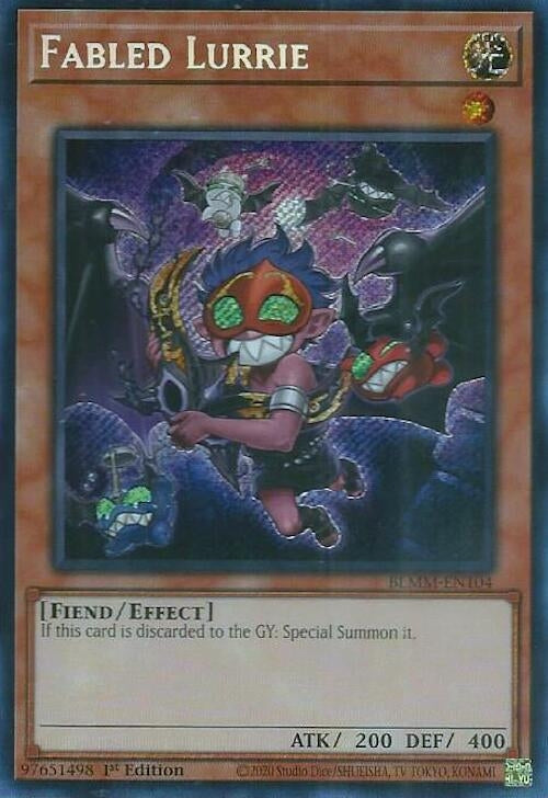 Image for Fabled Lurrie (Battles of Legend: Monster Mayhem) (BLMM-EN104) - YuGiOh