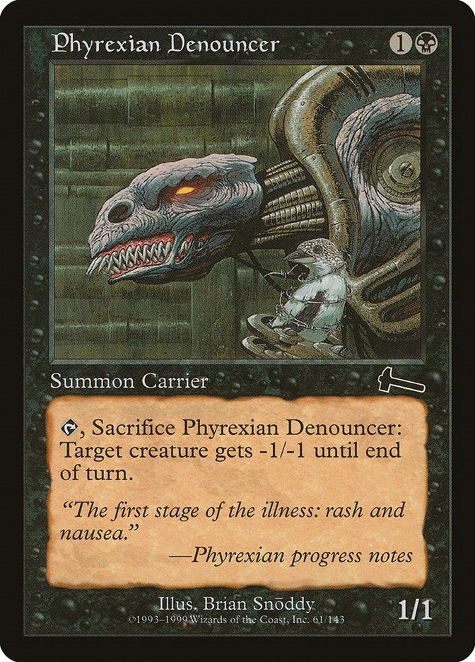 Image for Phyrexian Denouncer (Urza's Legacy) (61) - Magic: The Gathering
