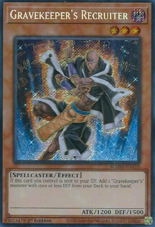 Image for Gravekeeper's Recruiter (Battles of Legend: Monster Mayhem) (BLMM-EN110) - YuGiOh