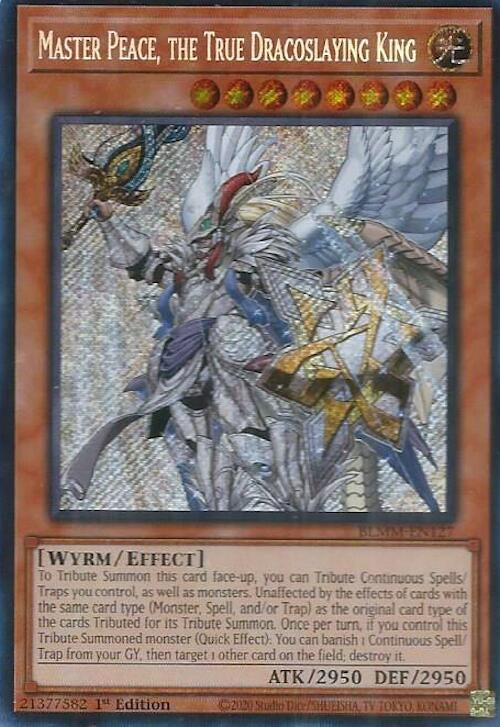 Image for Master Peace, the True Dracoslaying King (Battles of Legend: Monster Mayhem) (BLMM-EN127) - YuGiOh