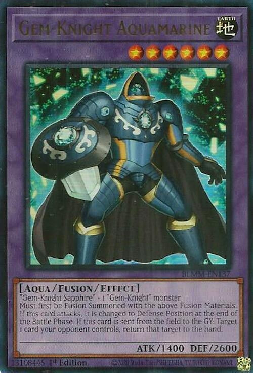Image for Gem-Knight Aquamarine (Battles of Legend: Monster Mayhem) (BLMM-EN137) - YuGiOh