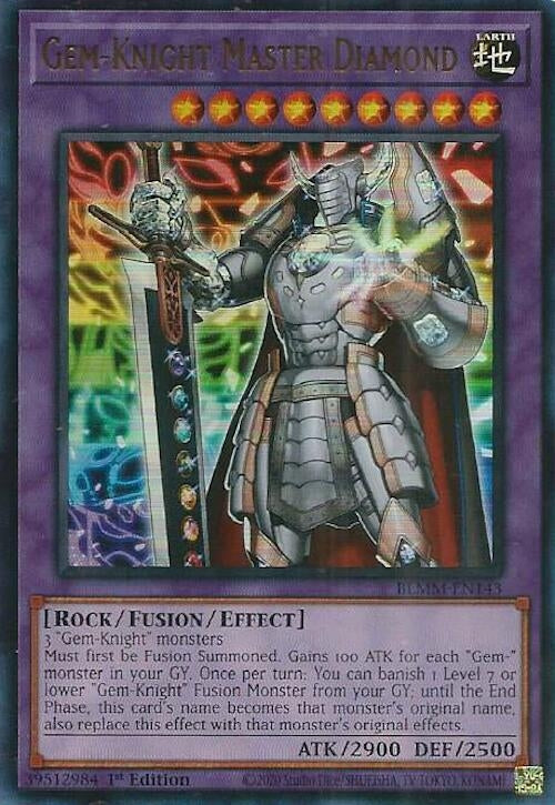 Image for Gem-Knight Master Diamond (Battles of Legend: Monster Mayhem) (BLMM-EN143) - YuGiOh