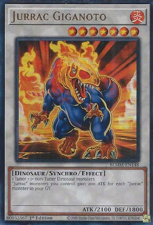 Image for Jurrac Giganoto (Battles of Legend: Monster Mayhem) (BLMM-EN148) - YuGiOh