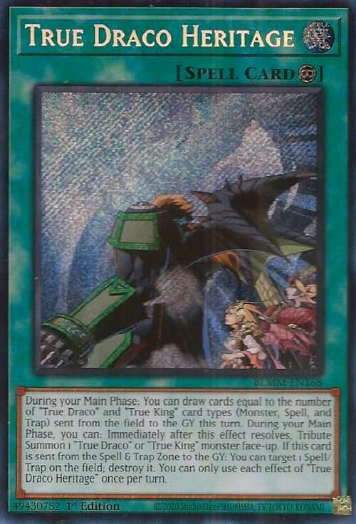 Image for True Draco Heritage (Battles of Legend: Monster Mayhem) (BLMM-EN168) - YuGiOh