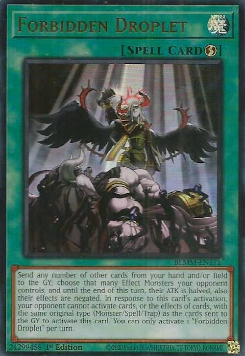 Image for Forbidden Droplet (Battles of Legend: Monster Mayhem) (BLMM-EN171) - YuGiOh