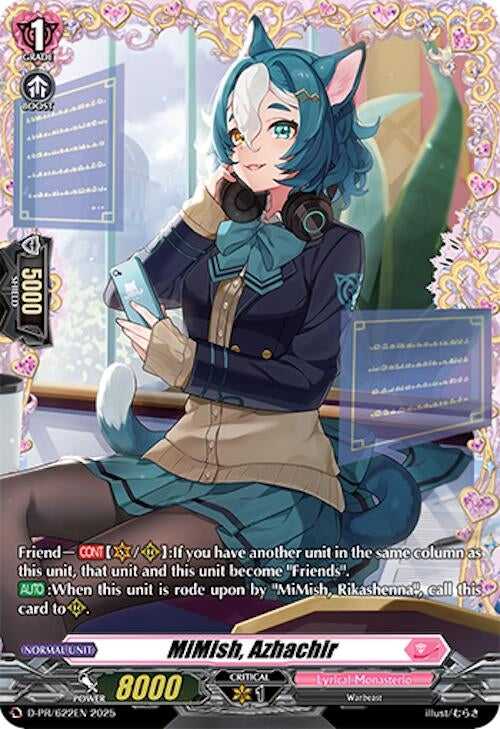 Image for MiMish, Azhachir (D Promo Cards) (D-PR/622EN) - Cardfight Vanguard