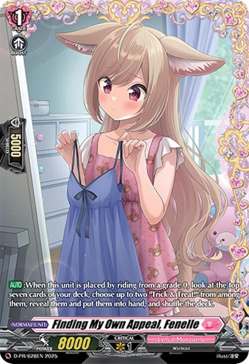 Image for Finding My Own Appeal, Fenelle (D Promo Cards) (D-PR/628EN) - Cardfight Vanguard