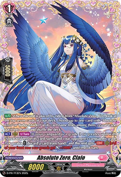 Image for Absolute Zero, Claio (D Promo Cards) (D-PR/713EN) - Cardfight Vanguard