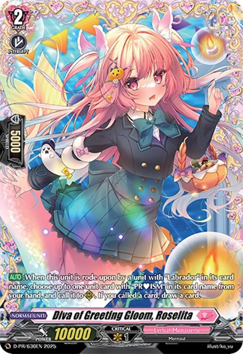 Image for Diva of Greeting Gloom, Roselita (D Promo Cards) (D-PR/630EN) - Cardfight Vanguard