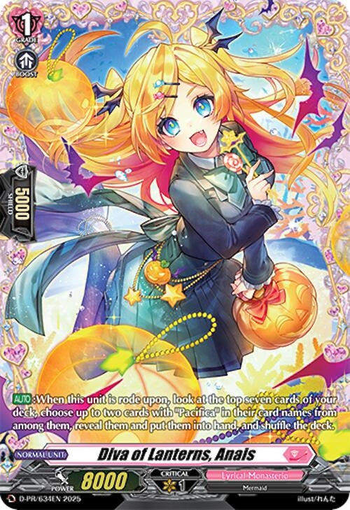 Image for Diva of Lanterns, Anais (D Promo Cards) (D-PR/634EN) - Cardfight Vanguard